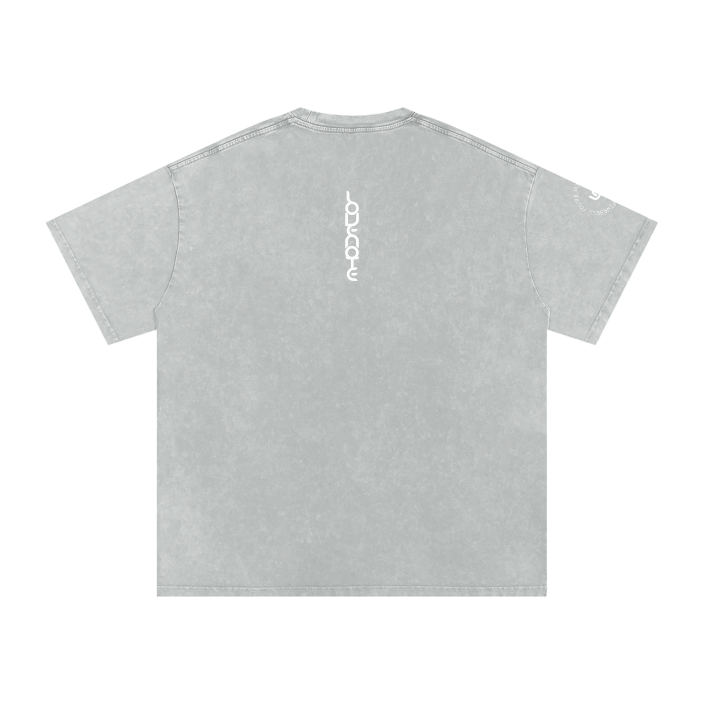 You're my daily dose of happiness - Snow Washed Oversized Cotton T-Shirt