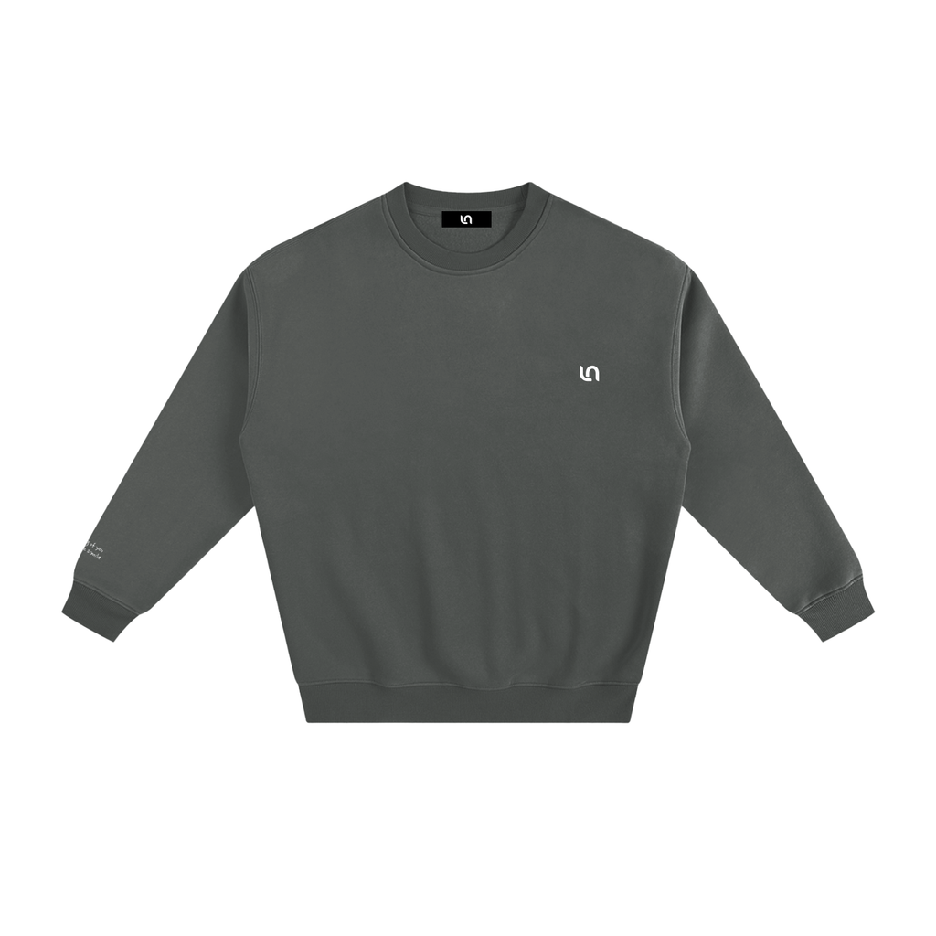 Smaller notes - Thinking of you makes me smile Fleeced Sweatshirt