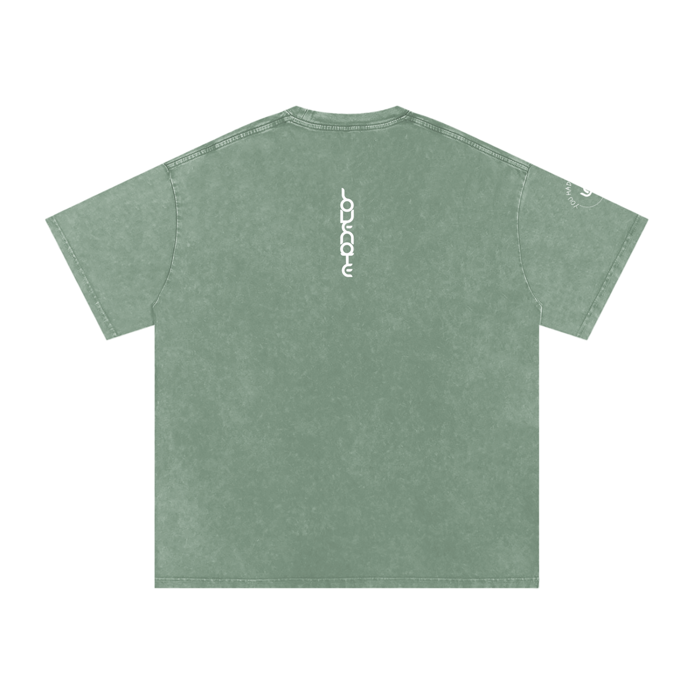 You had me at hello - Snow Washed Oversized Cotton T-Shirt