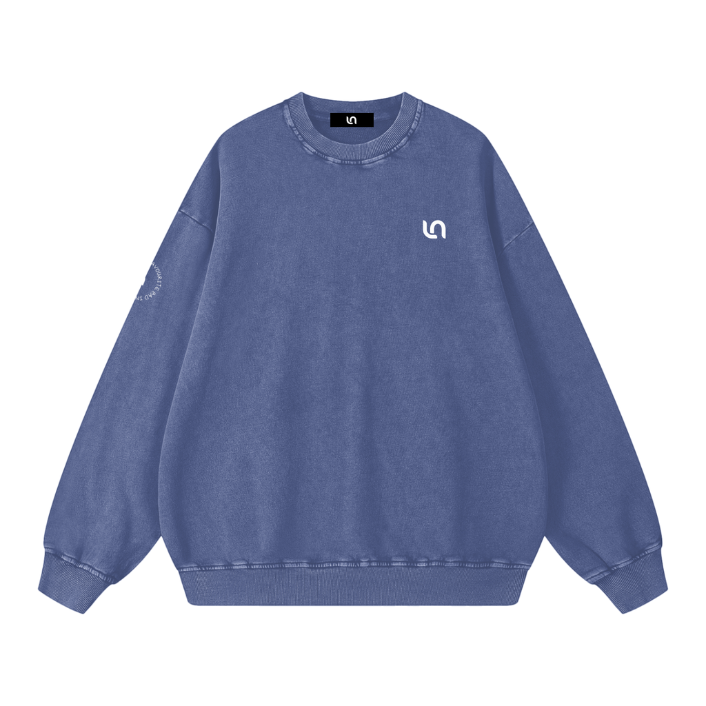 You're my favourite bad influence - snow washed Oversized Sweatshirt