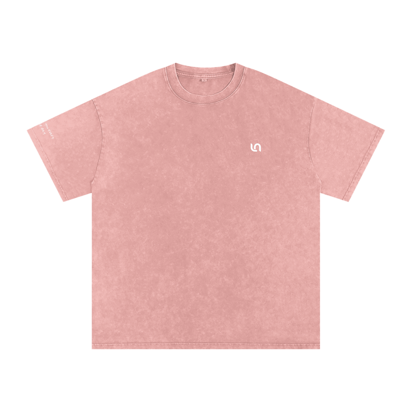 Smaller Notes - Proud of you every single day - Snow Washed Oversized Cotton T-Shirt