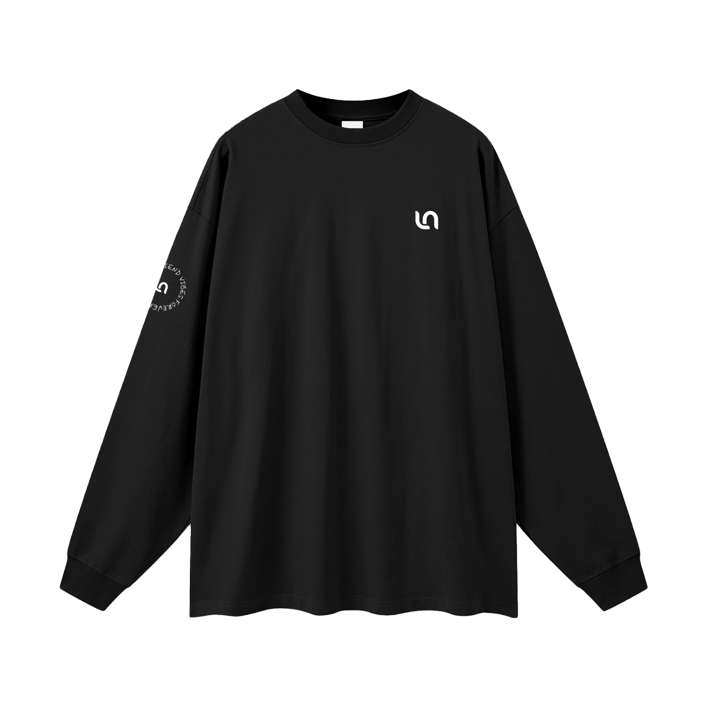 Best friend vibes forever Oversized Unisex Long Sleeve T-Shirt