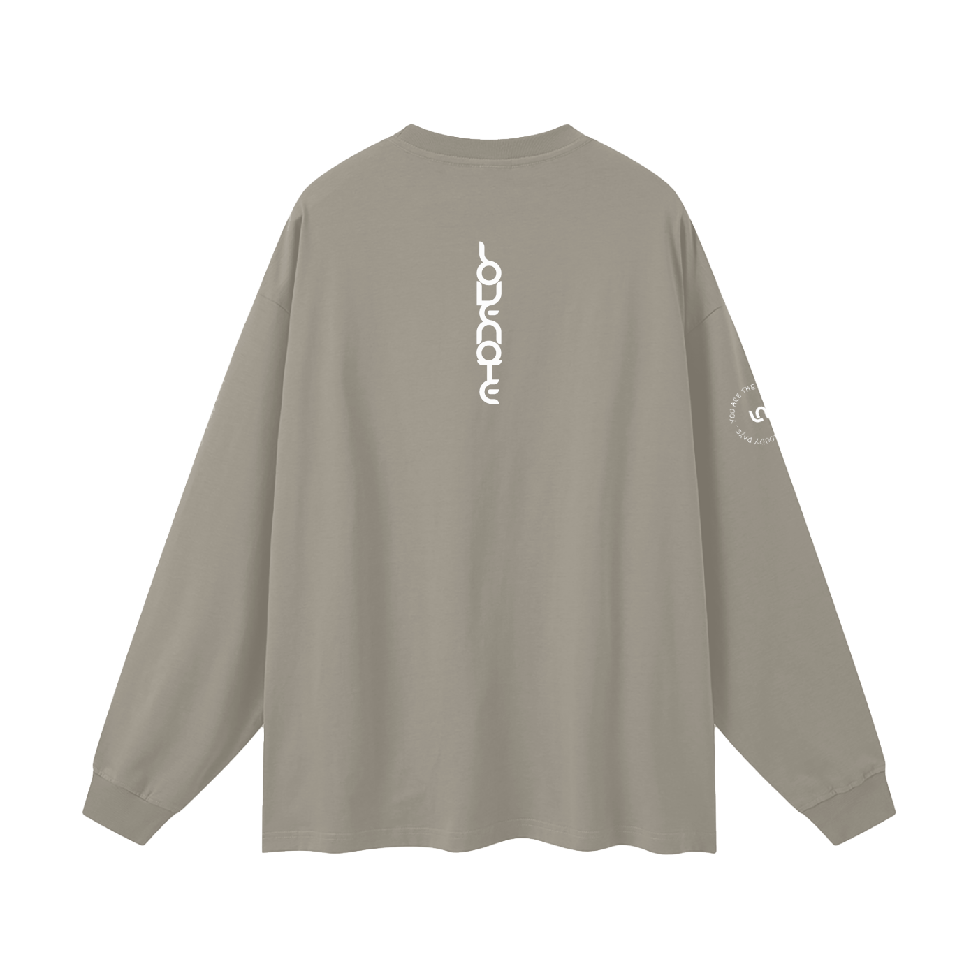 You are the sunshine in my cloudy days Oversized Unisex Long Sleeve T-Shirt