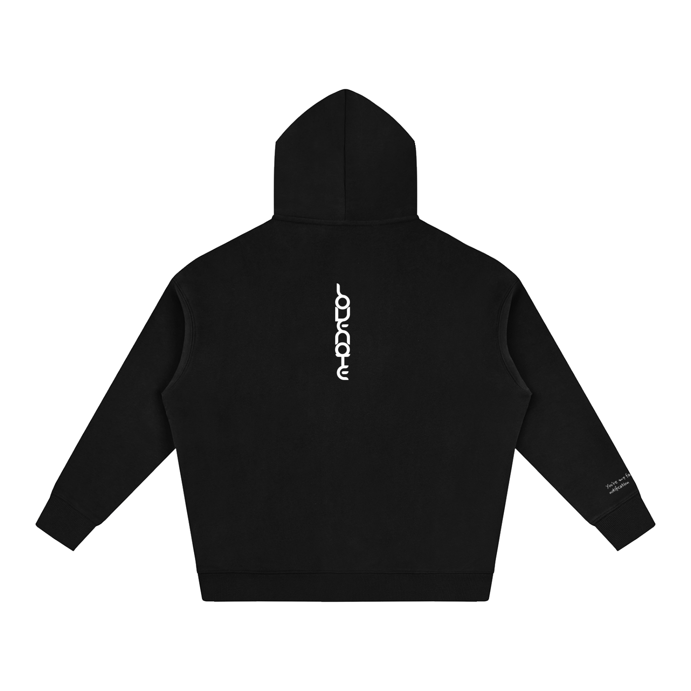 Smaller Notes - You're my favourite notification -  Oversize Fleeced Hoodie HT