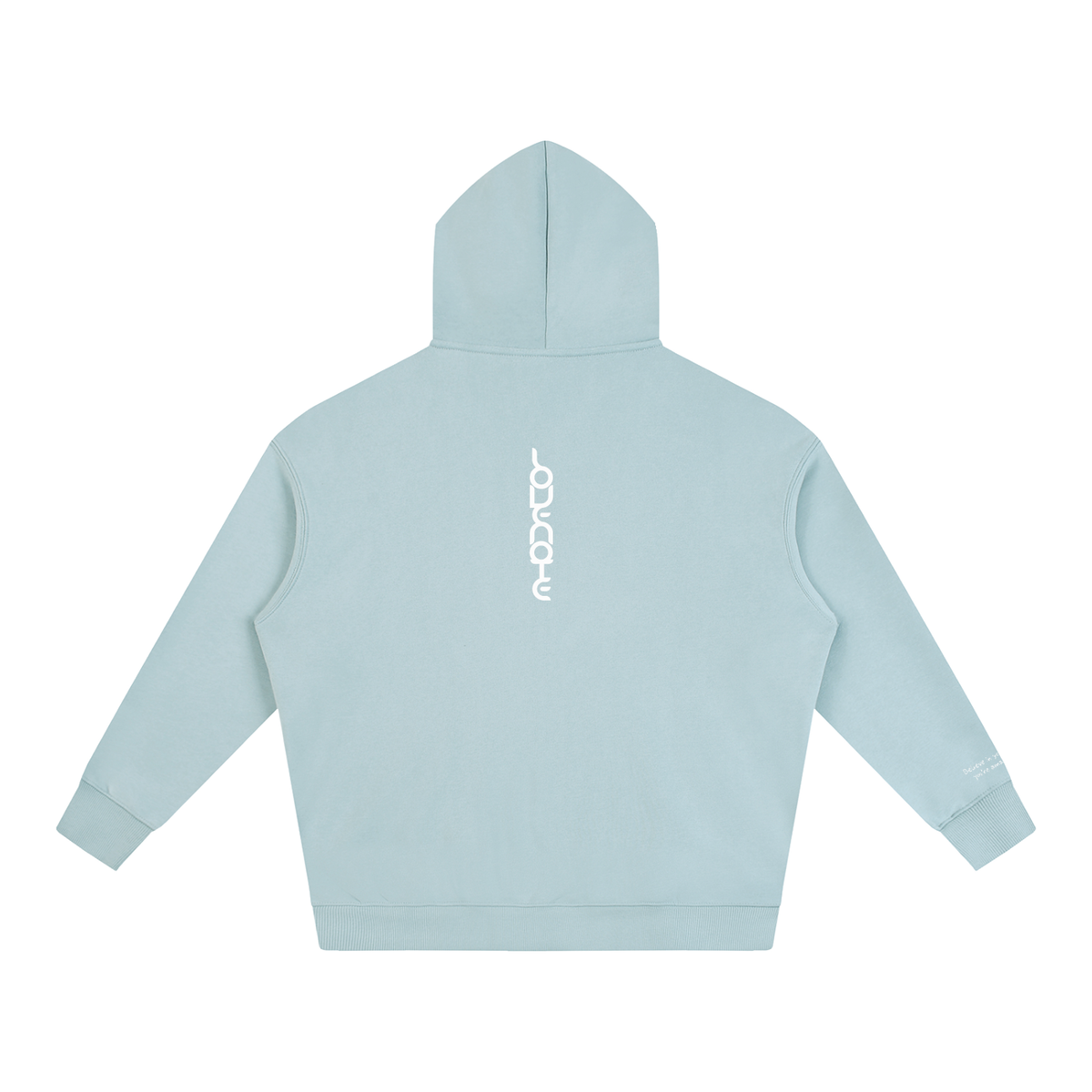 Smaller Notes - Believe in yourself - you're amazing! -  Oversize Fleeced Hoodie HT
