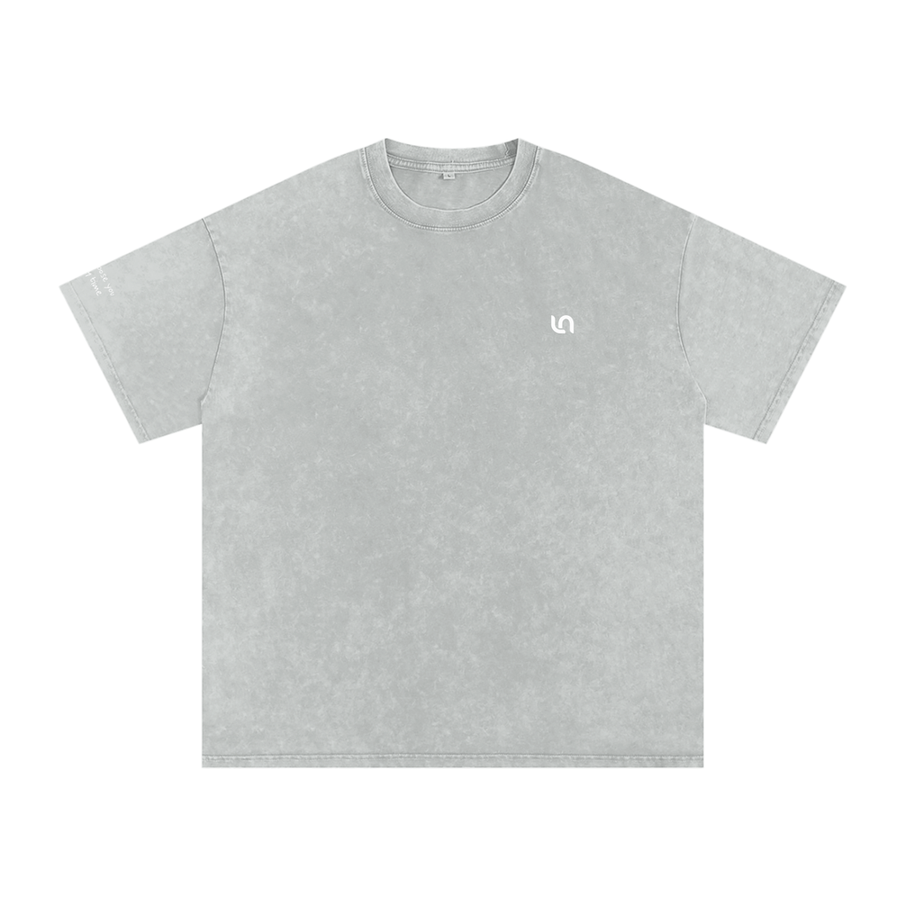 Smaller Notes - I'd choose you every time - Snow Washed Oversized Cotton T-Shirt