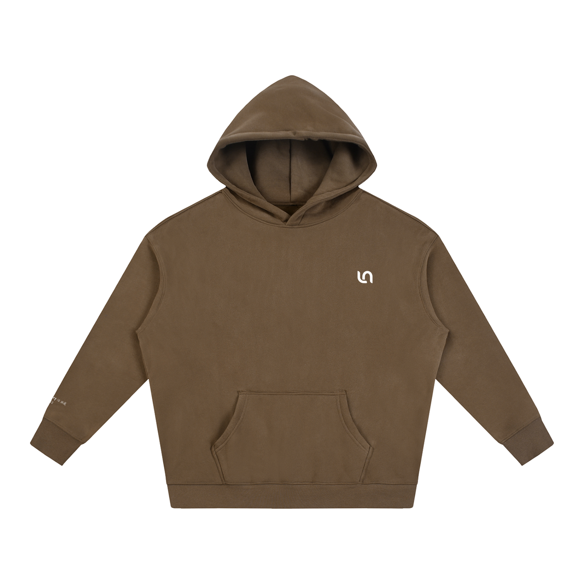 Smaller Notes - One small step is still progress -  Oversize Fleeced Hoodie HT