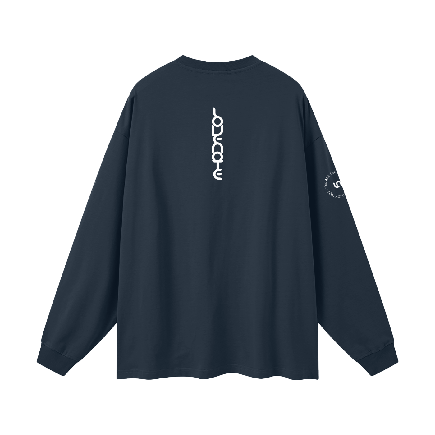 You are the sunshine in my cloudy days Oversized Unisex Long Sleeve T-Shirt