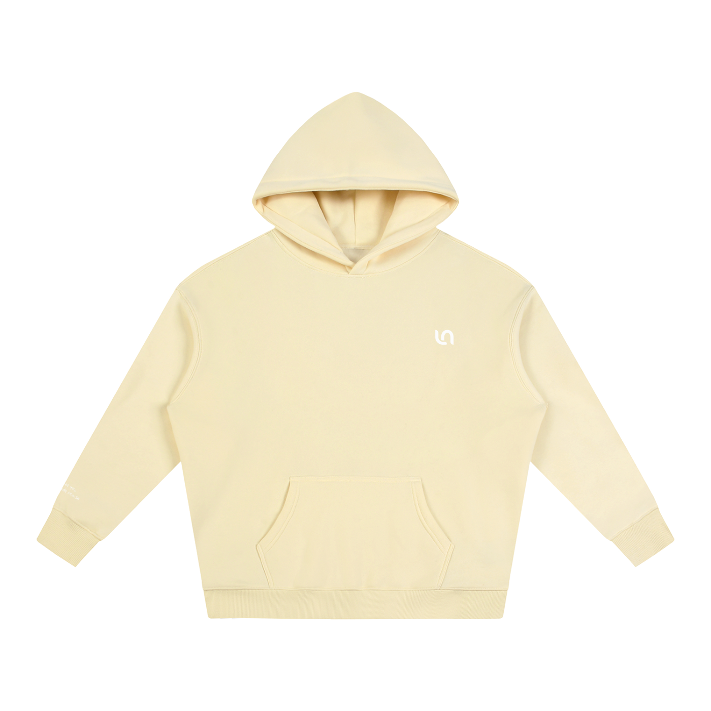 Smaller Notes - When I met you, everything made sense -  Oversize Fleeced Hoodie HT
