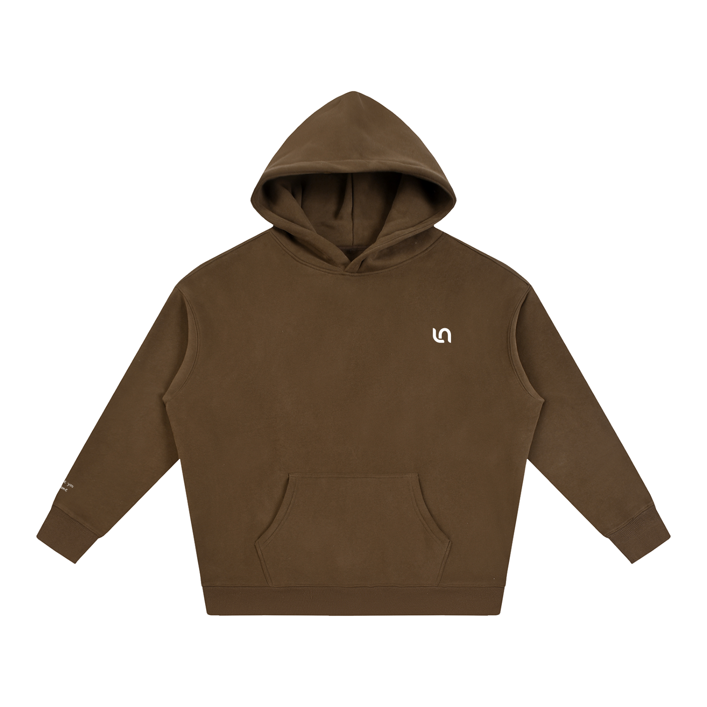 Smaller Notes - I'd choose you every time -  Oversize Fleeced Hoodie HT