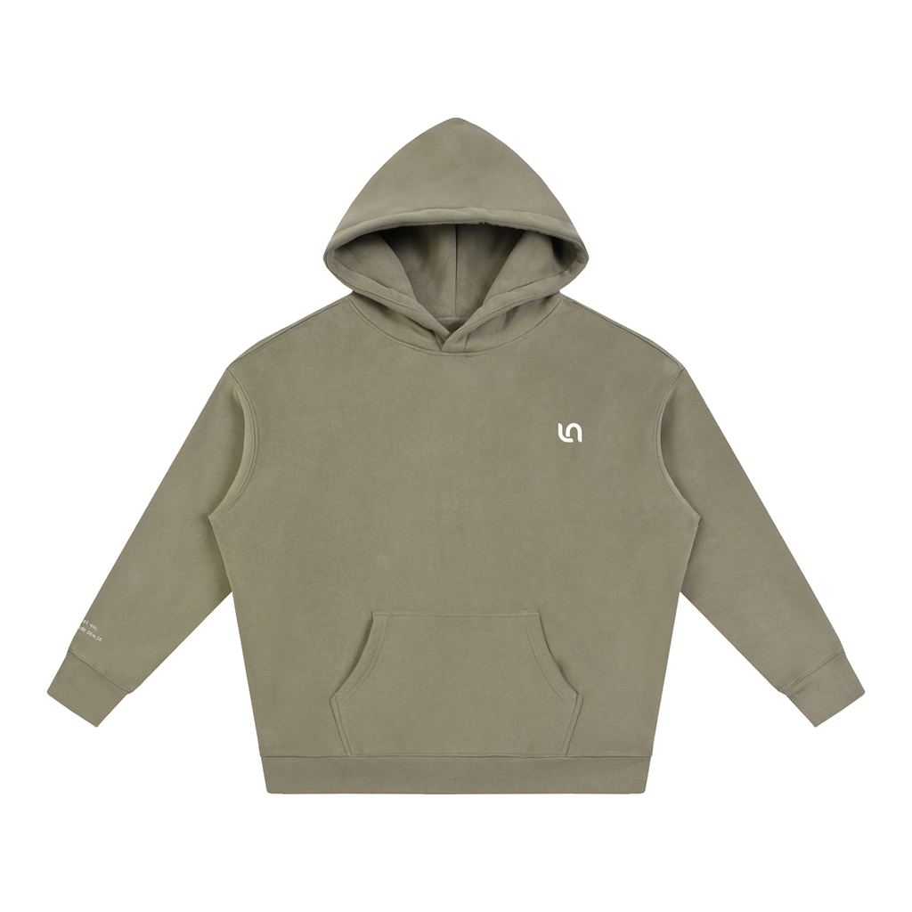 Smaller Notes - When I met you, everything made sense -  Oversize Fleeced Hoodie HT