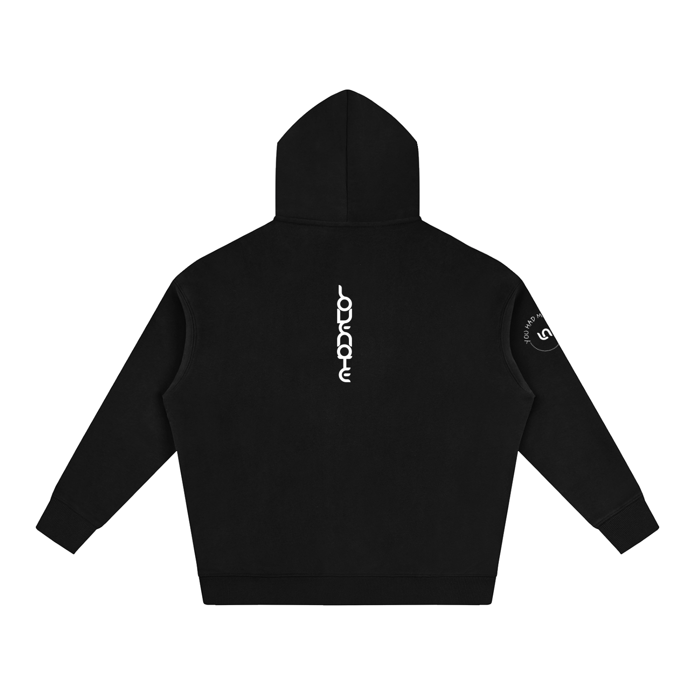 You had me at hello Oversize Fleeced Hoodie