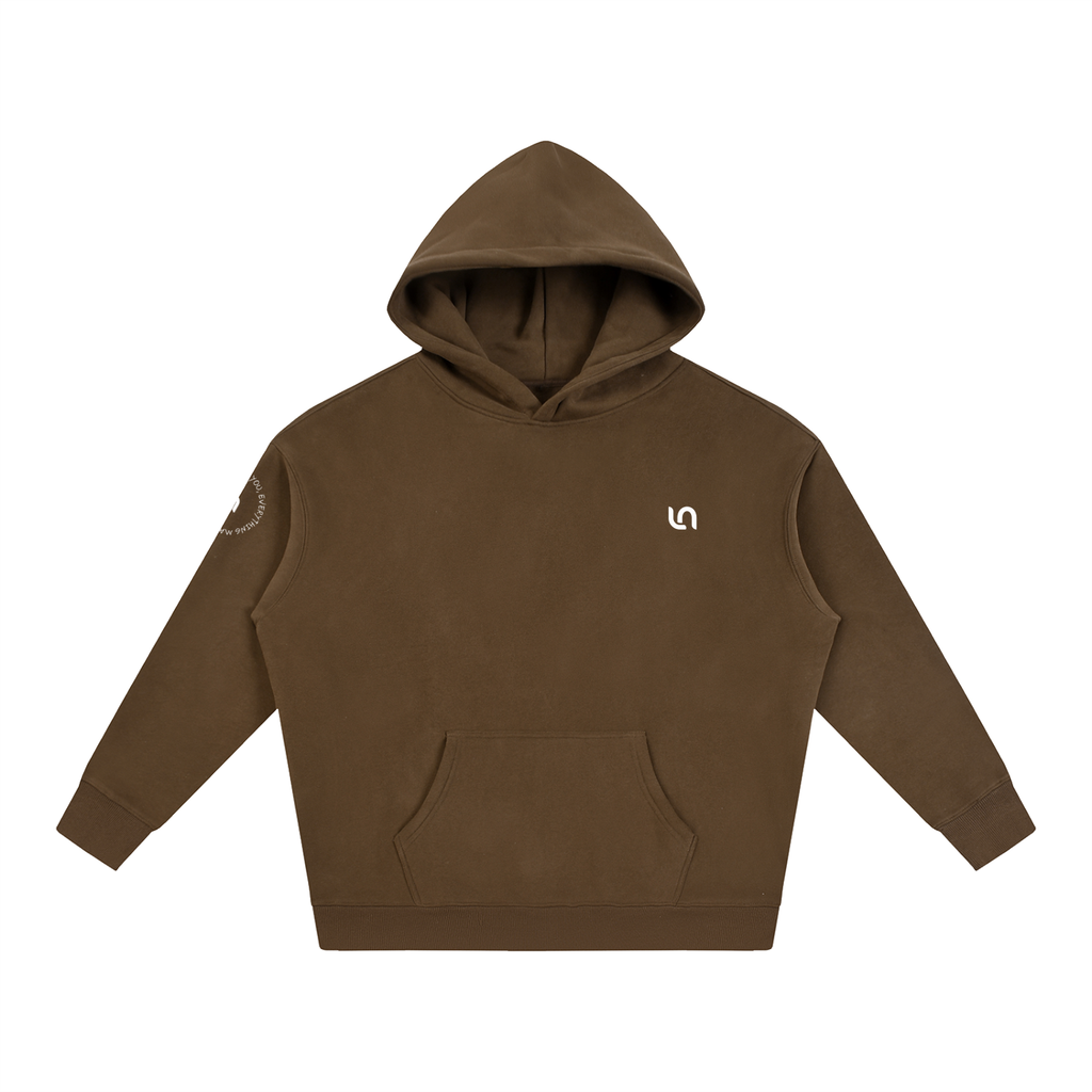 When I met you, everything made sense Oversize Fleeced Hoodie