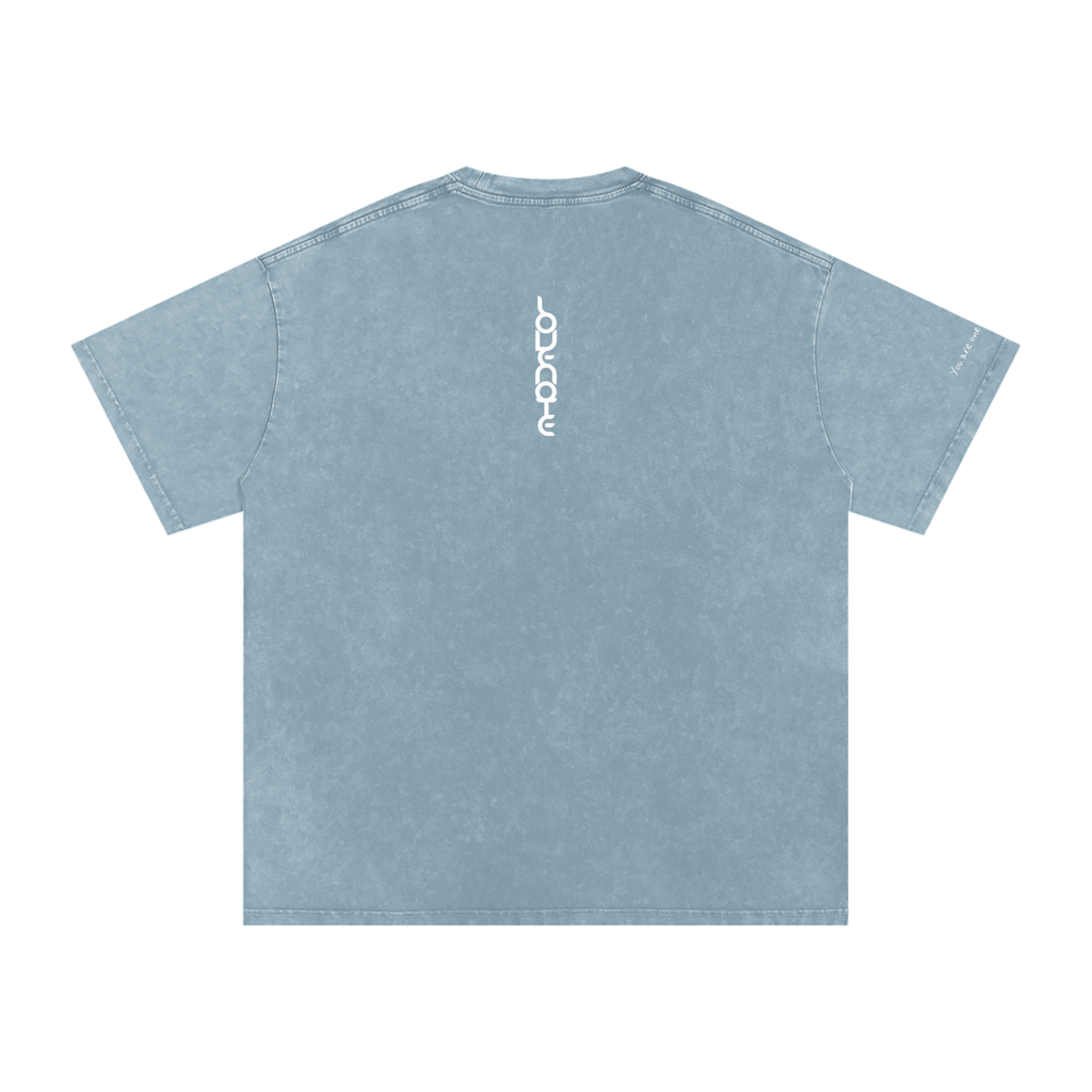 Smaller Notes - You are one in a million - Snow Washed Oversized Cotton T-Shirt