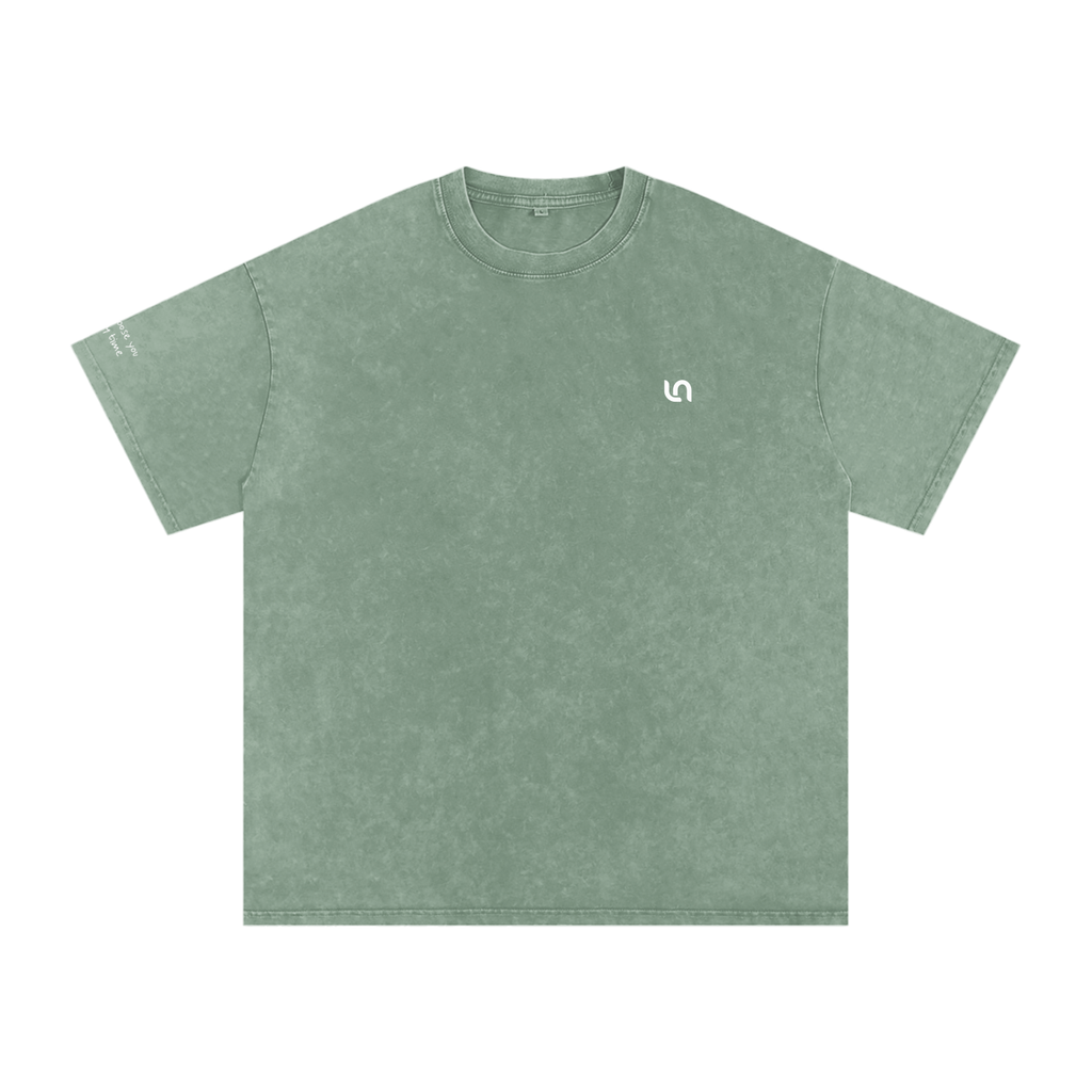 Smaller Notes - I'd choose you every time - Snow Washed Oversized Cotton T-Shirt
