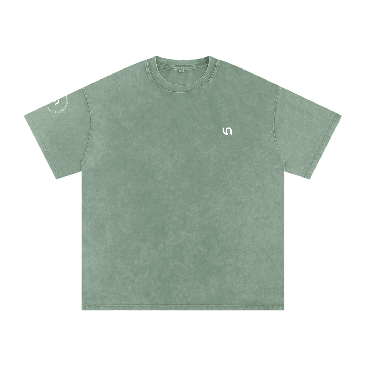 Life is so much brighter with you in it - Snow Washed Oversized Cotton T-Shirt
