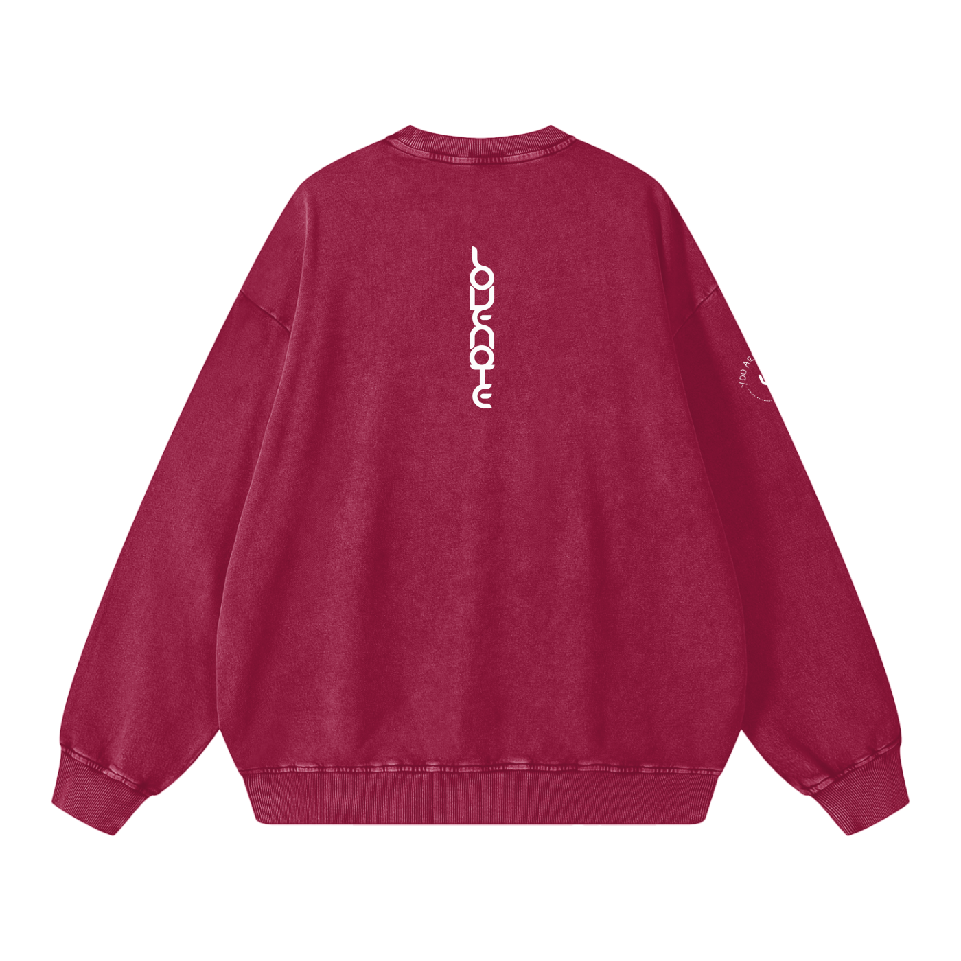 You are one in a million - snow washed Oversized Sweatshirt