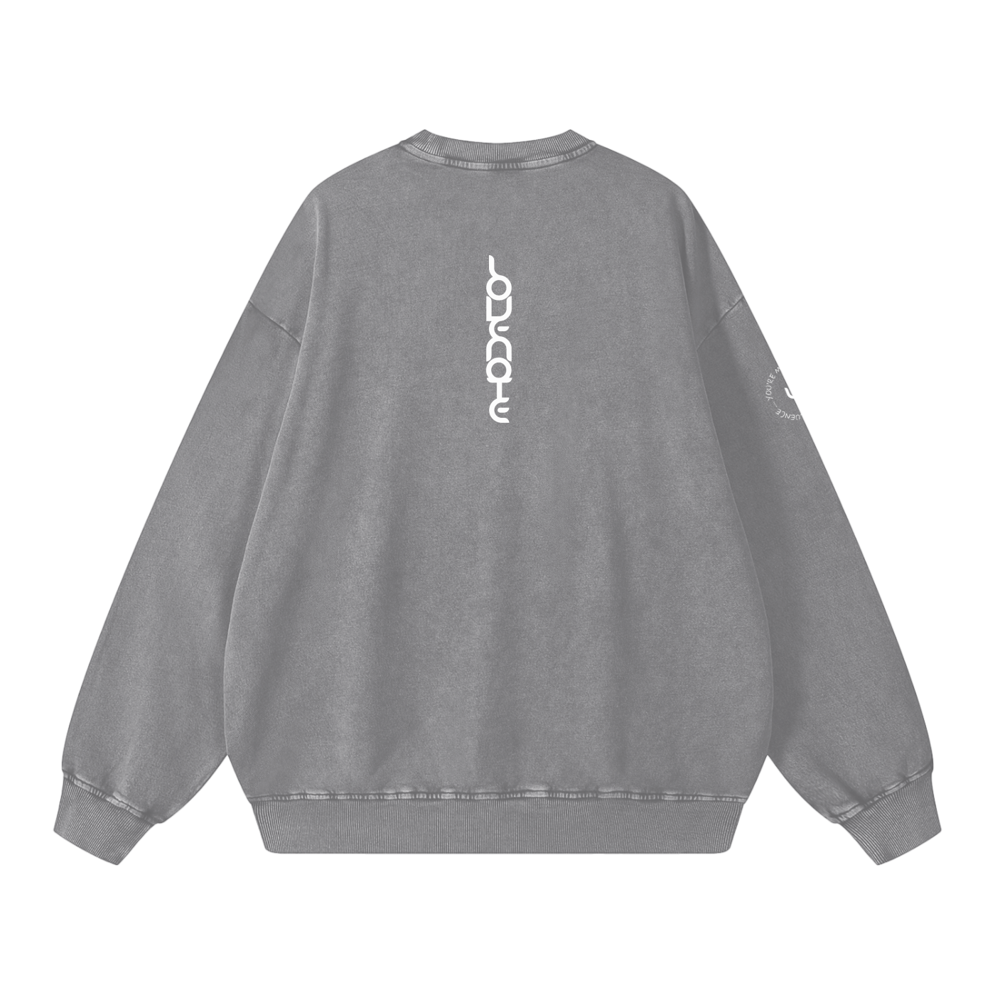 You're my favourite bad influence - snow washed Oversized Sweatshirt