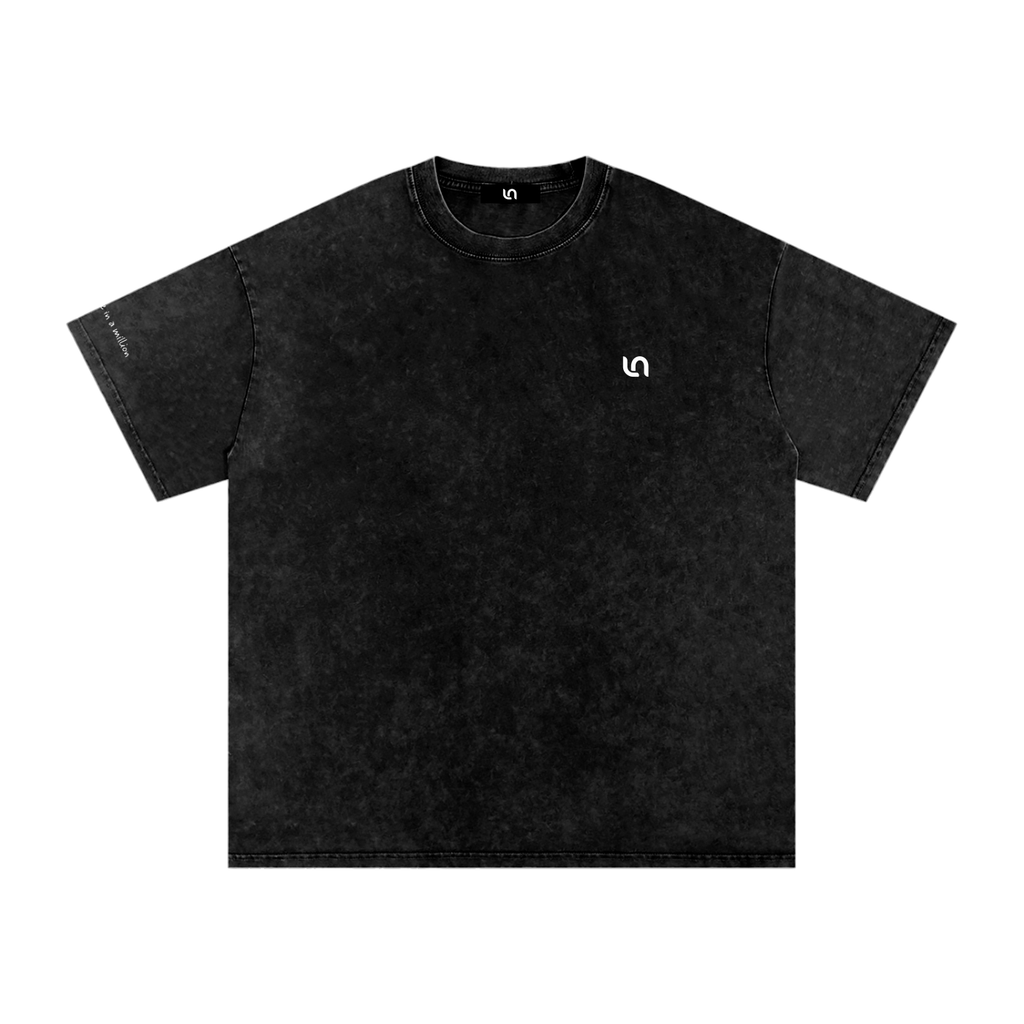 Smaller Notes - You are one in a million - Snow Washed Oversized Cotton T-Shirt