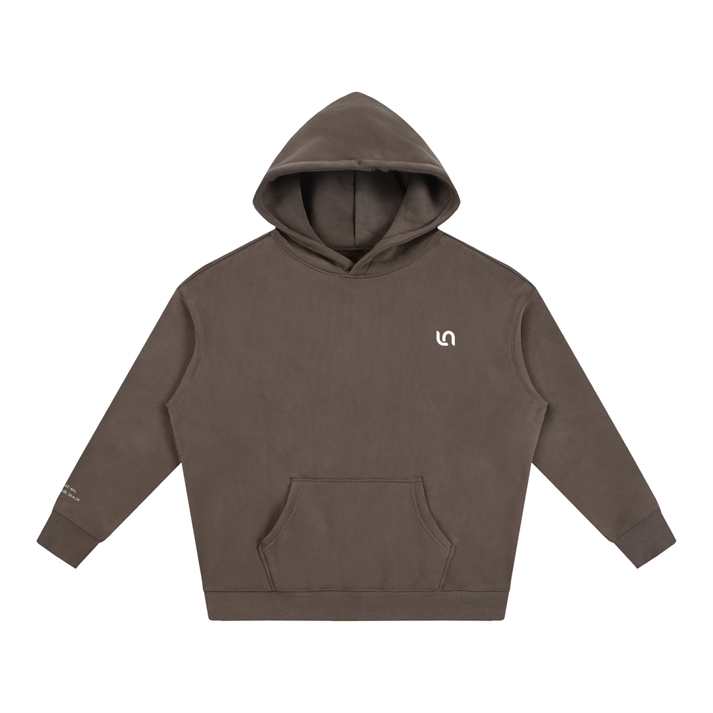 Smaller Notes - When I met you, everything made sense -  Oversize Fleeced Hoodie HT