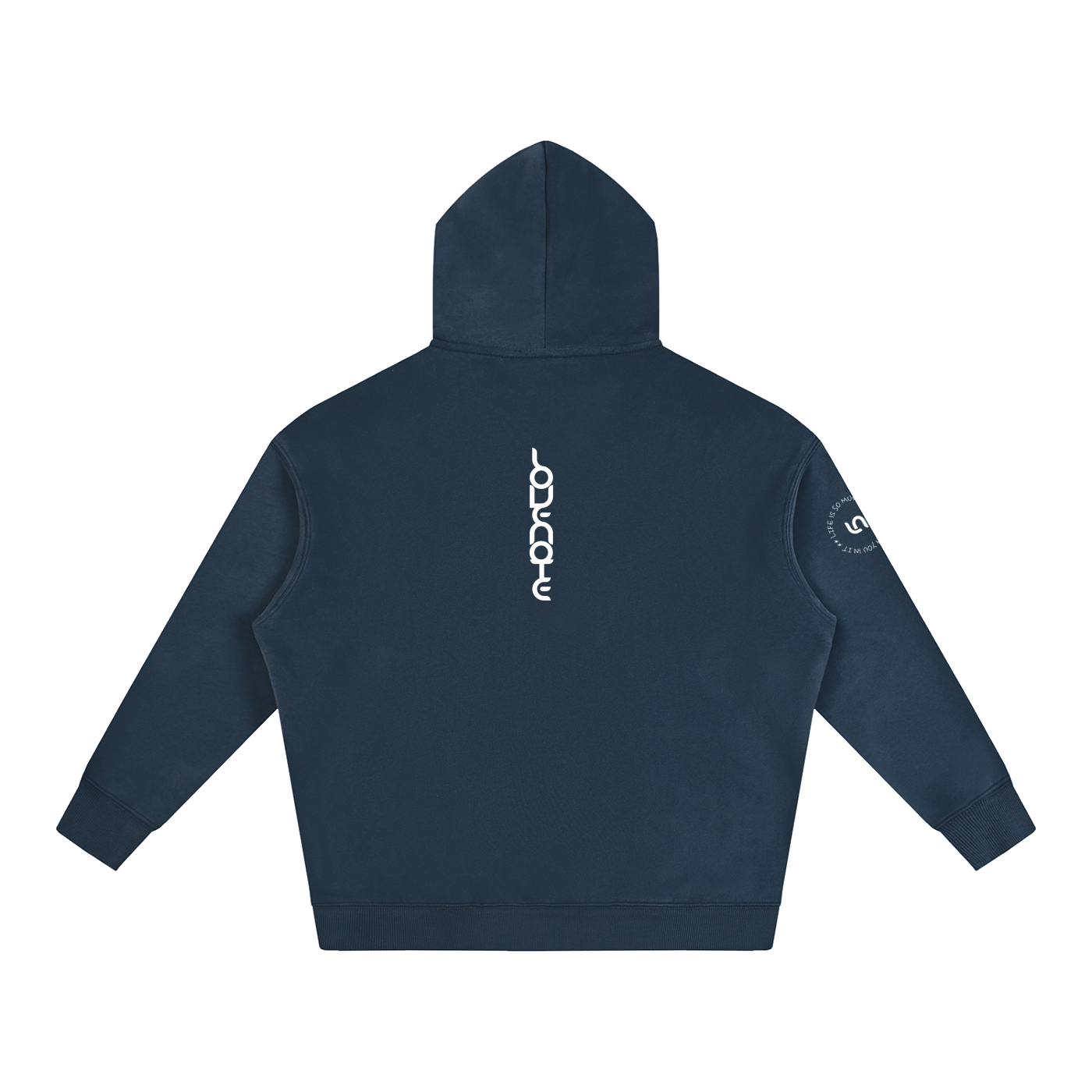 Life is so much brighter with you in it Oversize Fleeced Hoodie