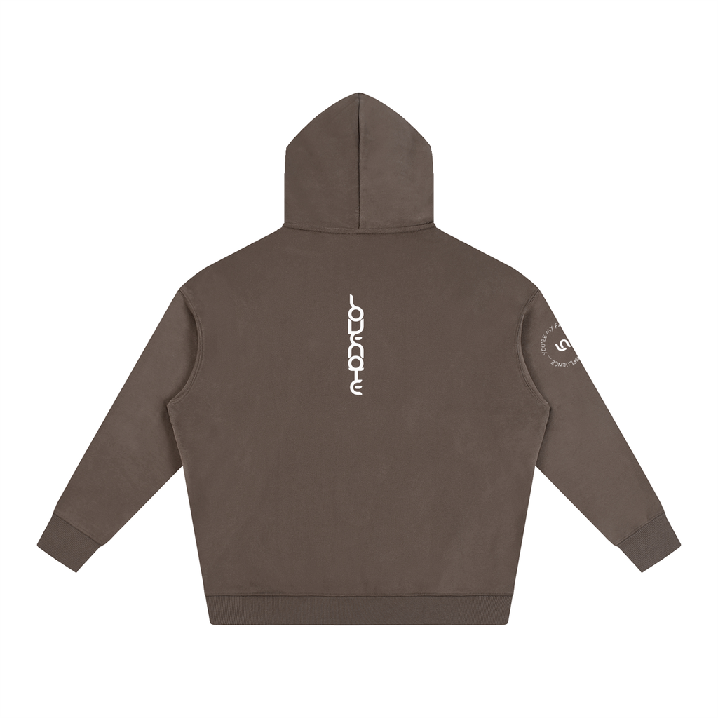 You’re my favourite bad influence Oversize Fleeced Hoodie