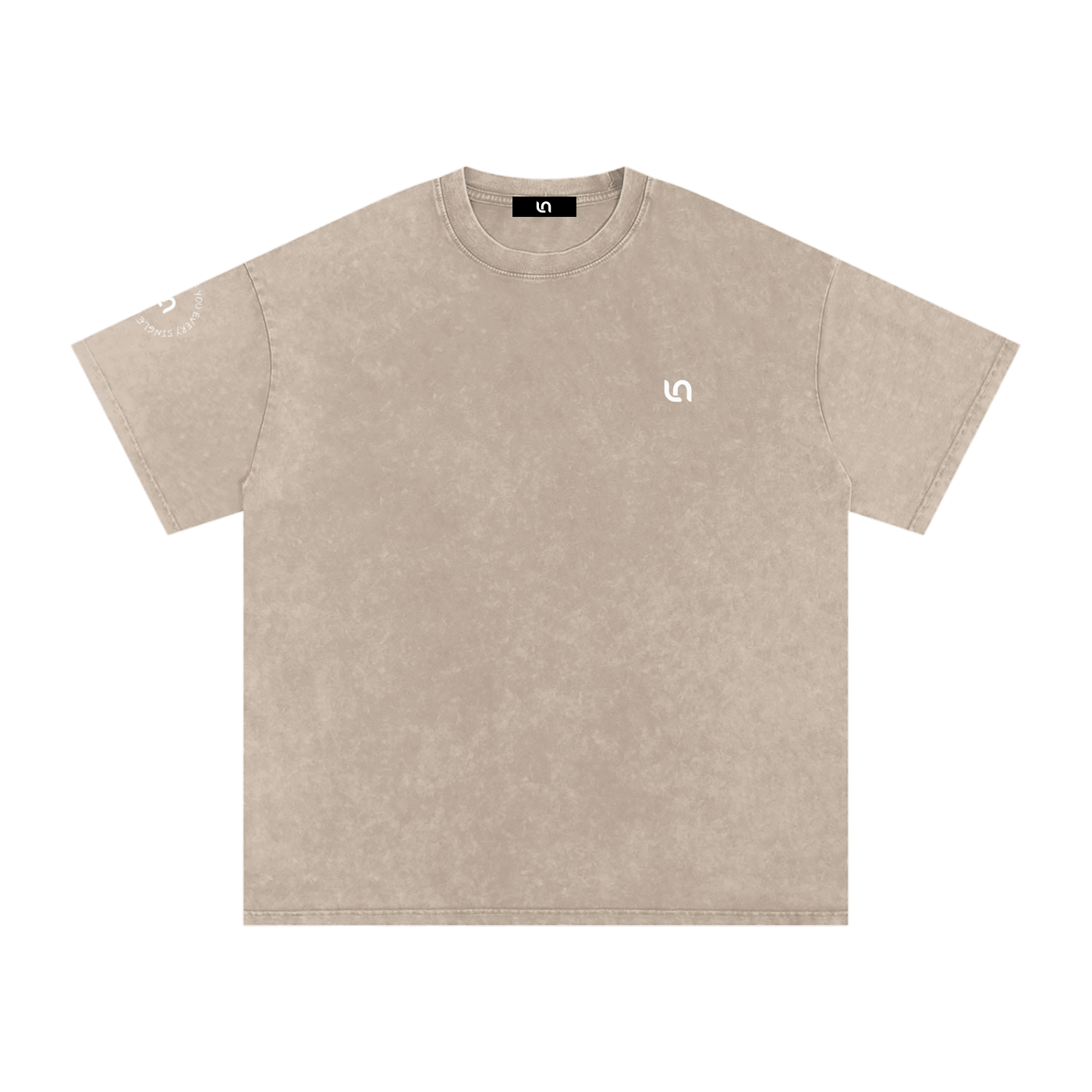 Proud of you every single day - Snow Washed Oversized Cotton T-Shirt