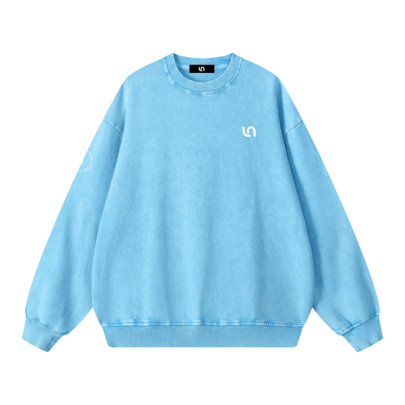 You're my favourite bad influence - snow washed Oversized Sweatshirt