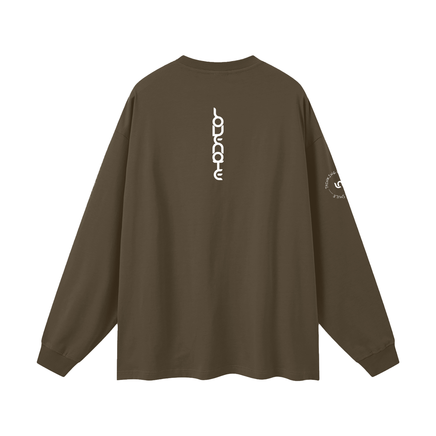 Thinking of you makes me smile Oversized Unisex Long Sleeve T-Shirt