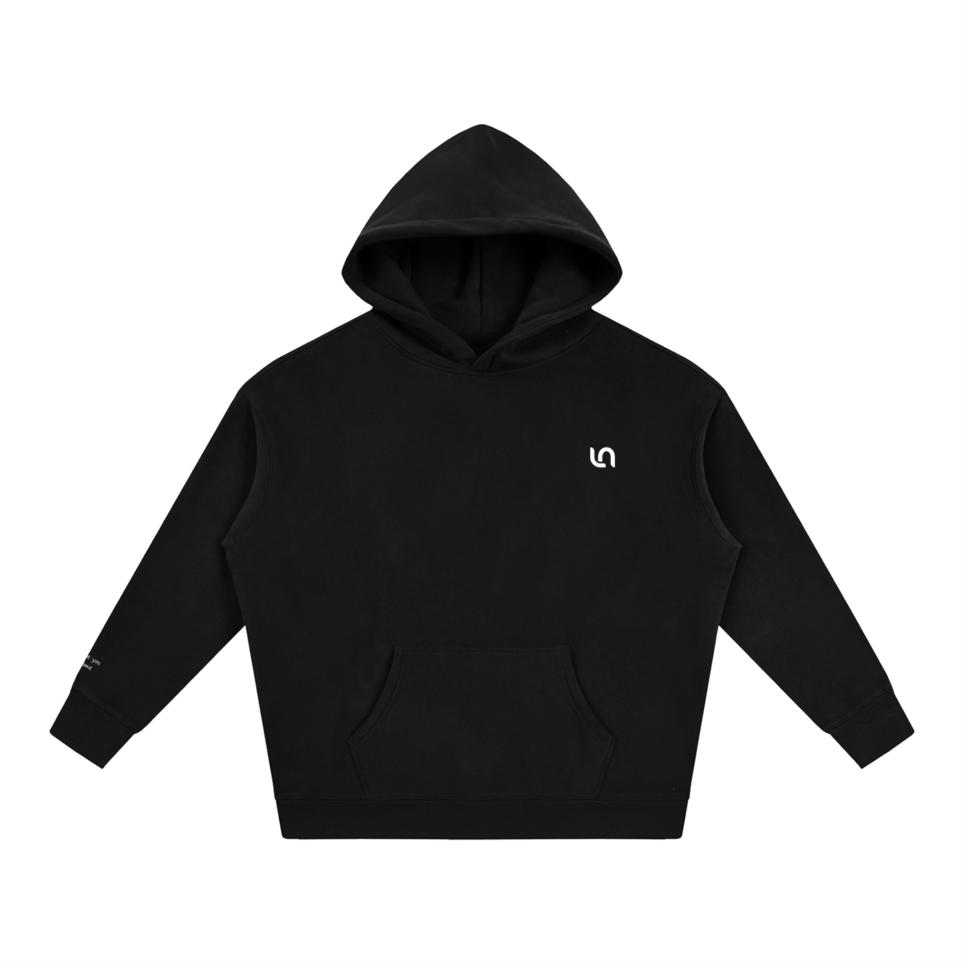 Smaller Notes - I'd choose you every time -  Oversize Fleeced Hoodie HT