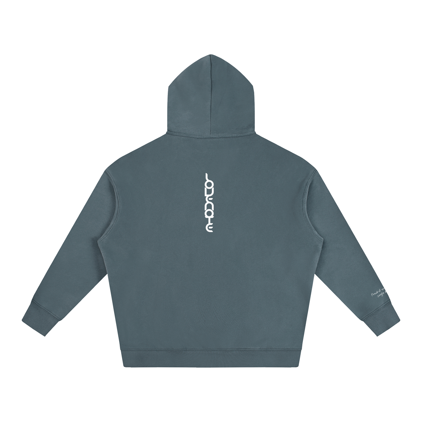 Smaller Notes - Proud of you every single day -  Oversize Fleeced Hoodie HT