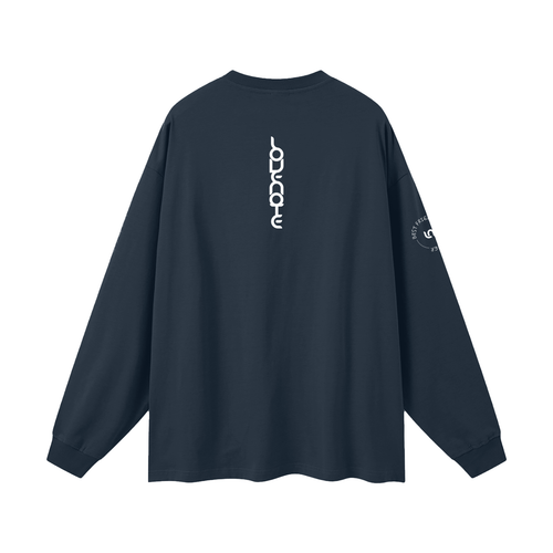 Best friend vibes forever Oversized Unisex Long Sleeve T-Shirt