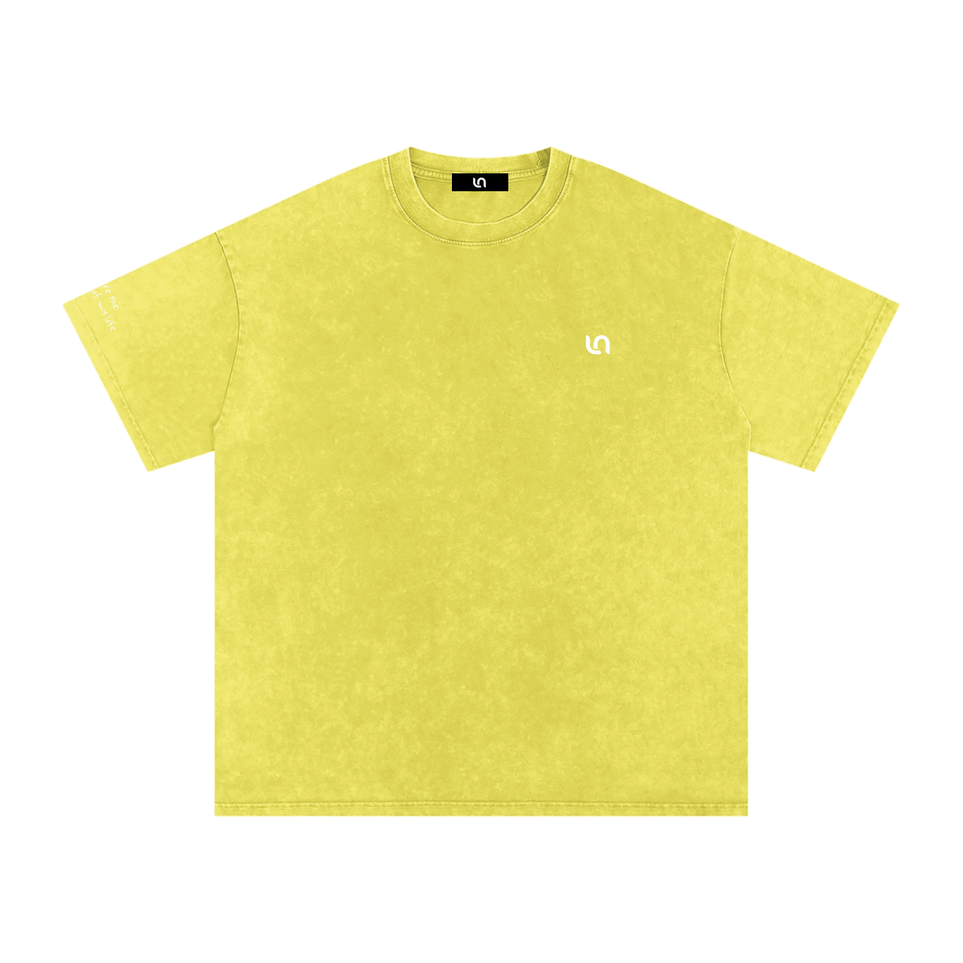 Smaller Notes - You are the highlight of my life - Snow Washed Oversized Cotton T-Shirt