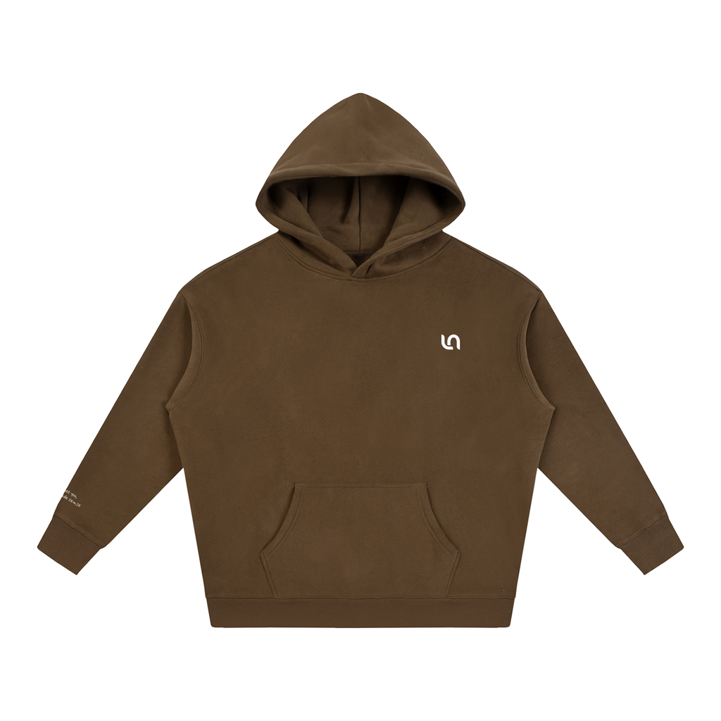 Smaller Notes - When I met you, everything made sense -  Oversize Fleeced Hoodie HT
