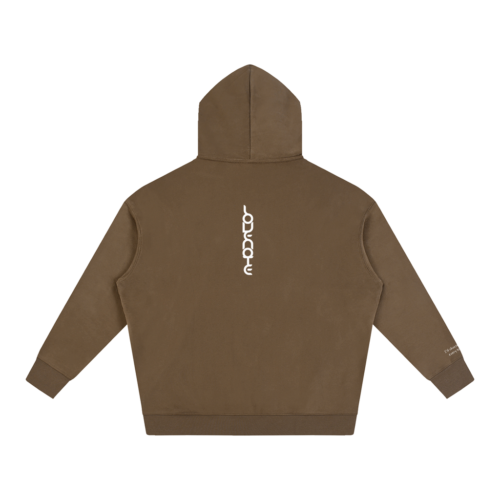 Smaller Notes - I'd choose you every time -  Oversize Fleeced Hoodie HT