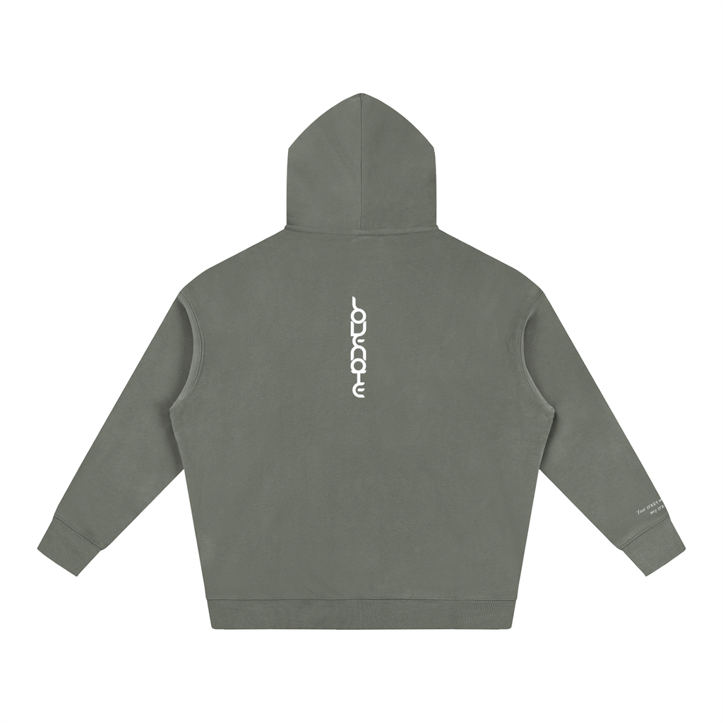 Smaller Notes - Your crazy matches my crazy -  Oversize Fleeced Hoodie HT