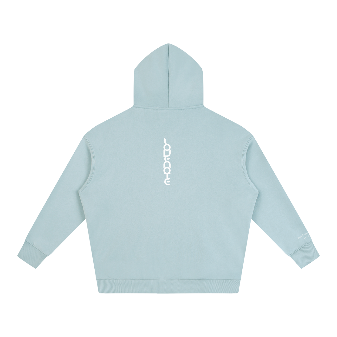 Smaller Notes - Best friend vibes forever -  Oversize Fleeced Hoodie HT
