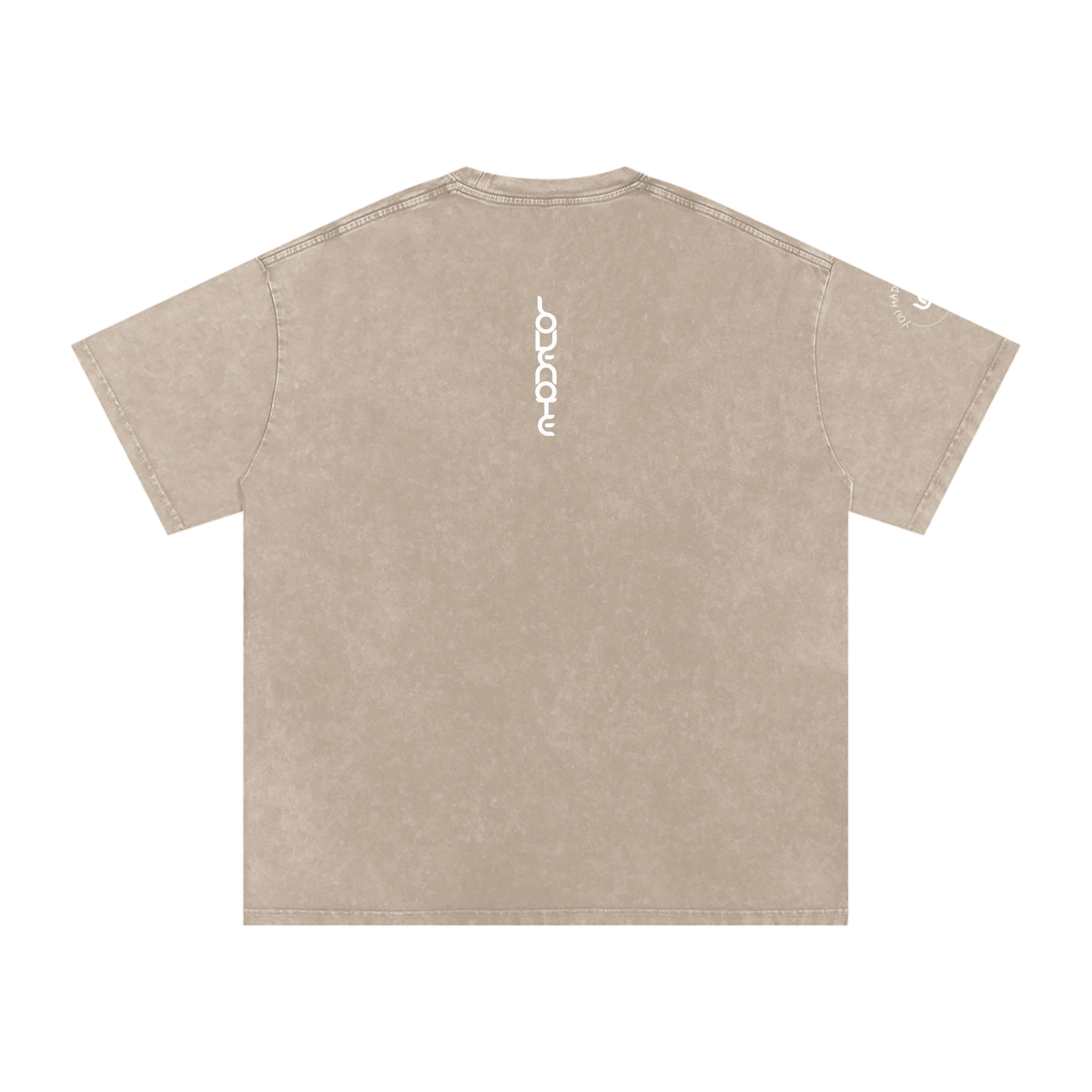 You had me at hello - Snow Washed Oversized Cotton T-Shirt