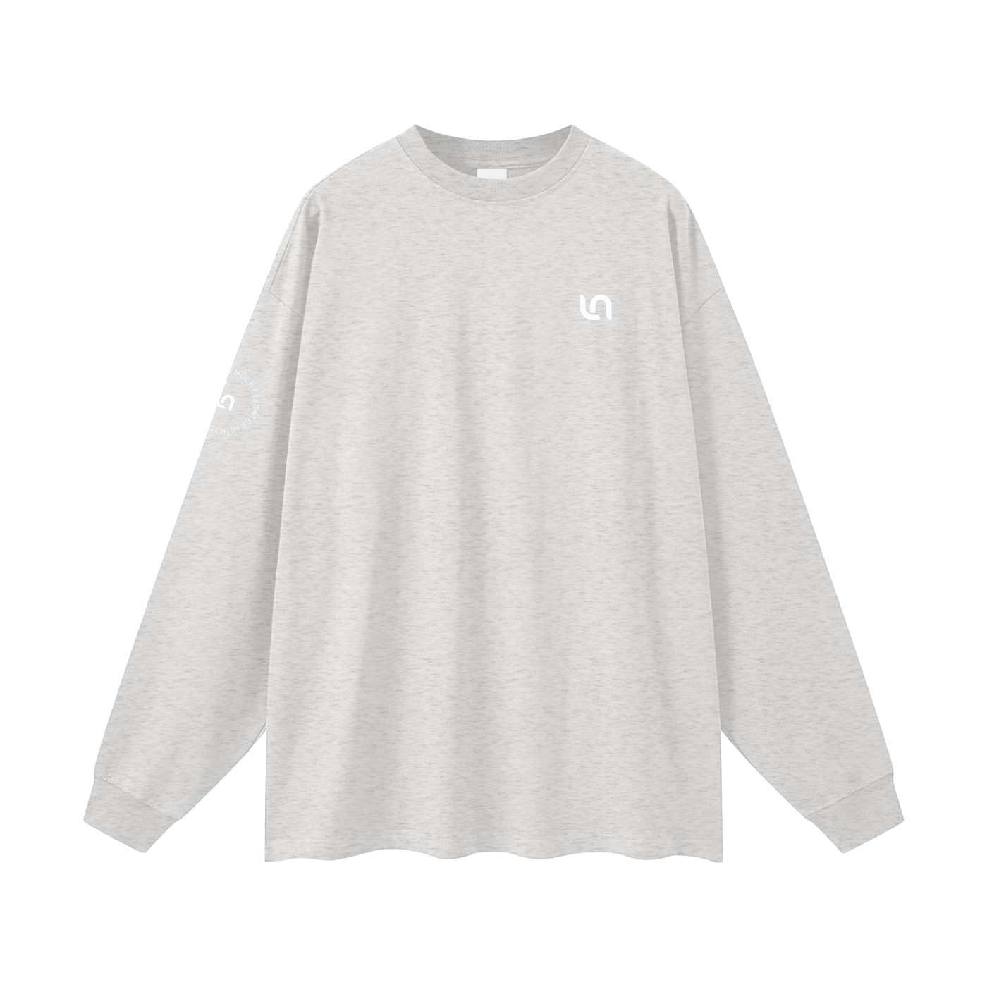 Life is so much brighter with you in it Oversized Unisex Long Sleeve T-Shirt