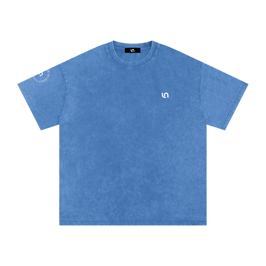 I'd choose you every time - Snow Washed Oversized Cotton T-Shirt