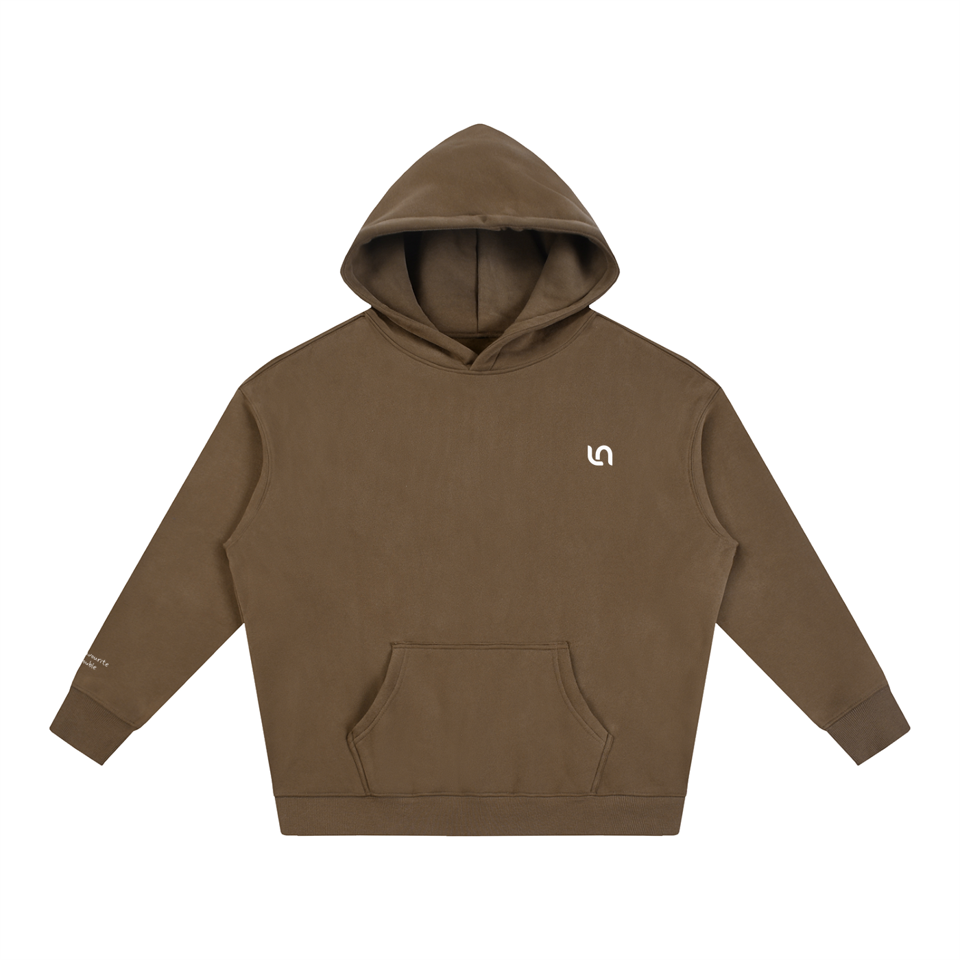 Smaller Notes - You're my favourite kind of trouble -  Oversize Fleeced Hoodie HT