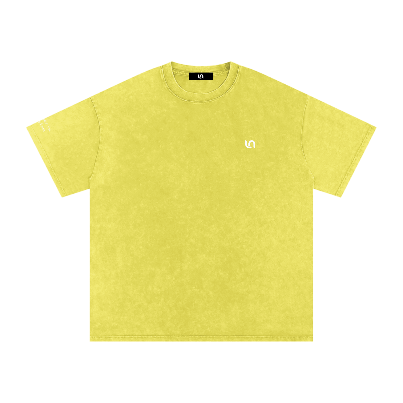 Smaller Notes - I'd choose you every time - Snow Washed Oversized Cotton T-Shirt