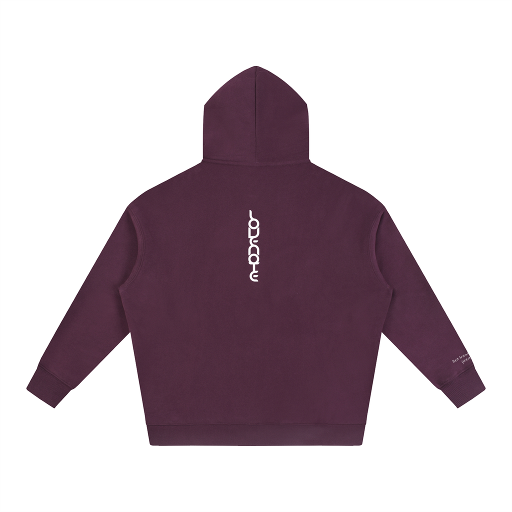 Smaller Notes - Best friend vibes forever -  Oversize Fleeced Hoodie HT