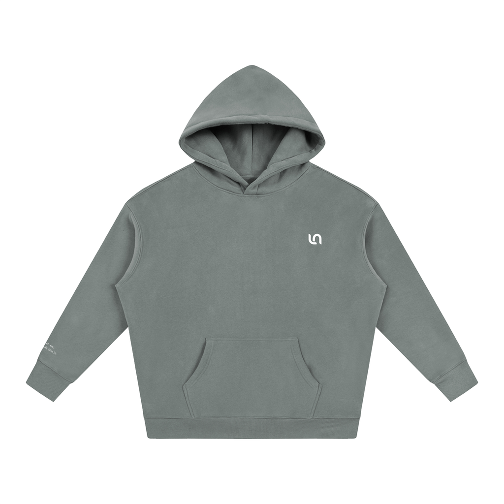Smaller Notes - When I met you, everything made sense -  Oversize Fleeced Hoodie HT