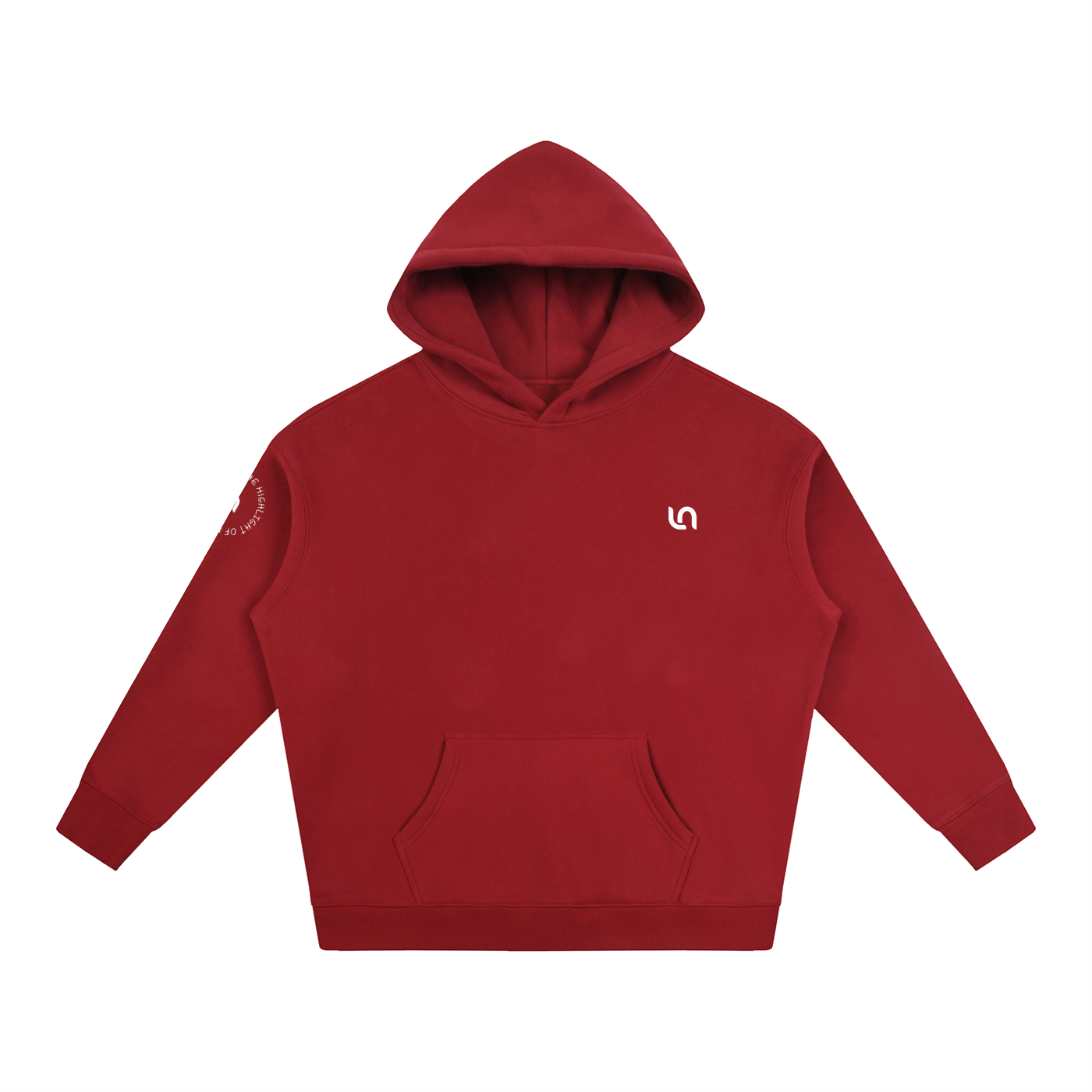 You are the highlight of my life Oversize Fleeced Hoodie