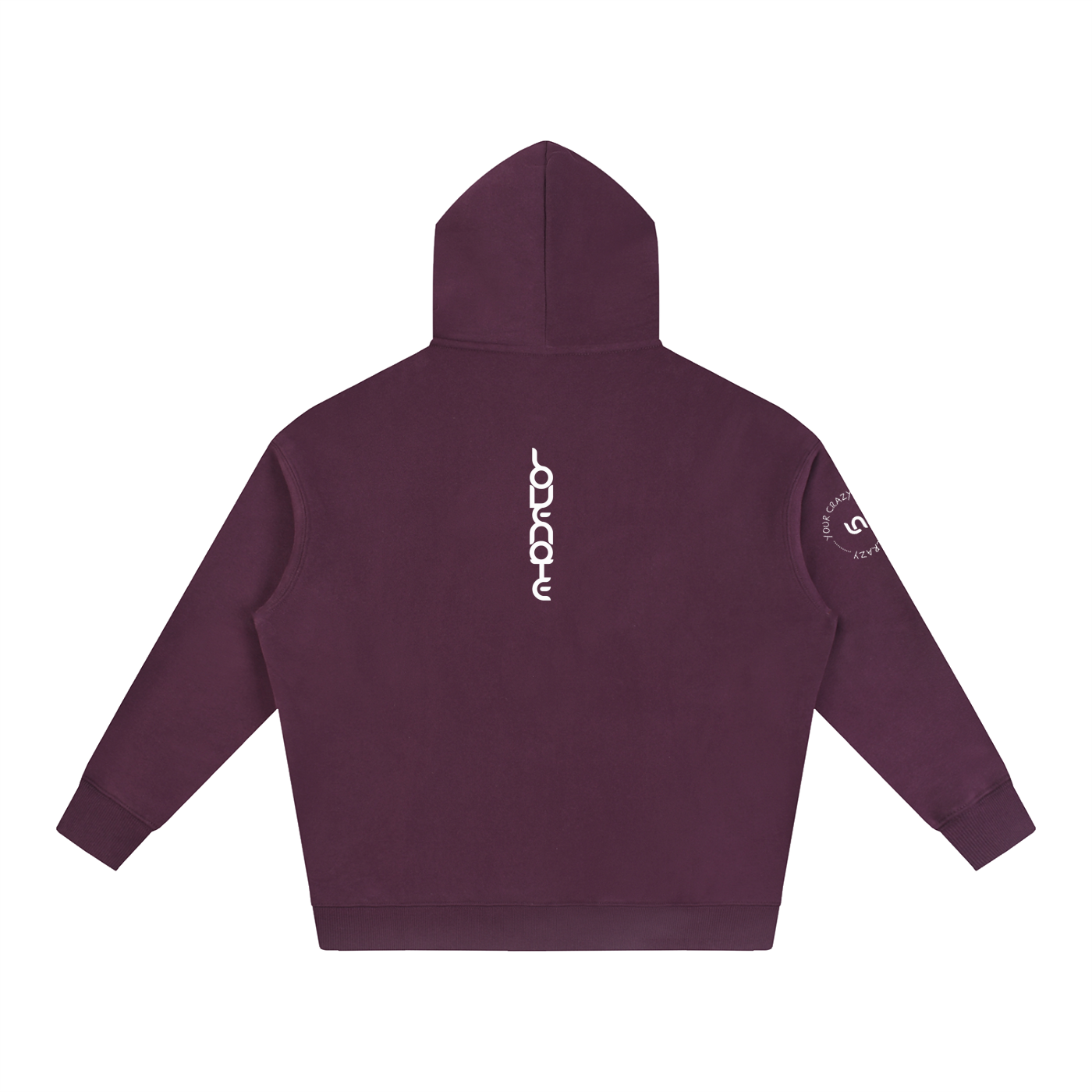 Your crazy matches my crazy Oversize Fleeced Hoodie