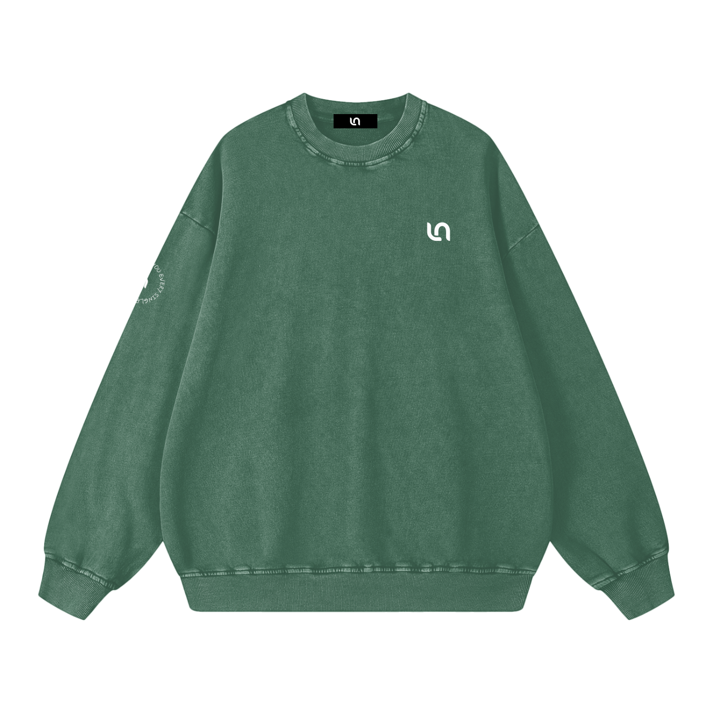 Proud of you every single day - snow washed Oversized Sweatshirt