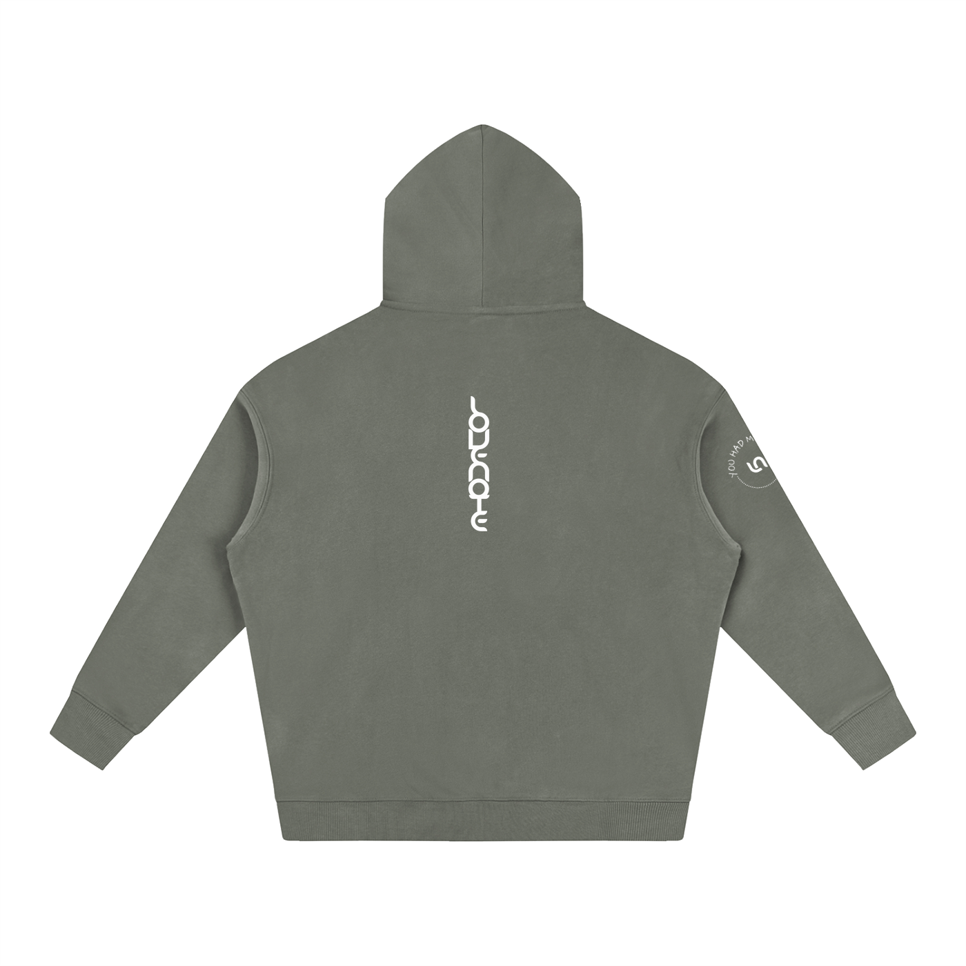 You had me at hello Oversize Fleeced Hoodie