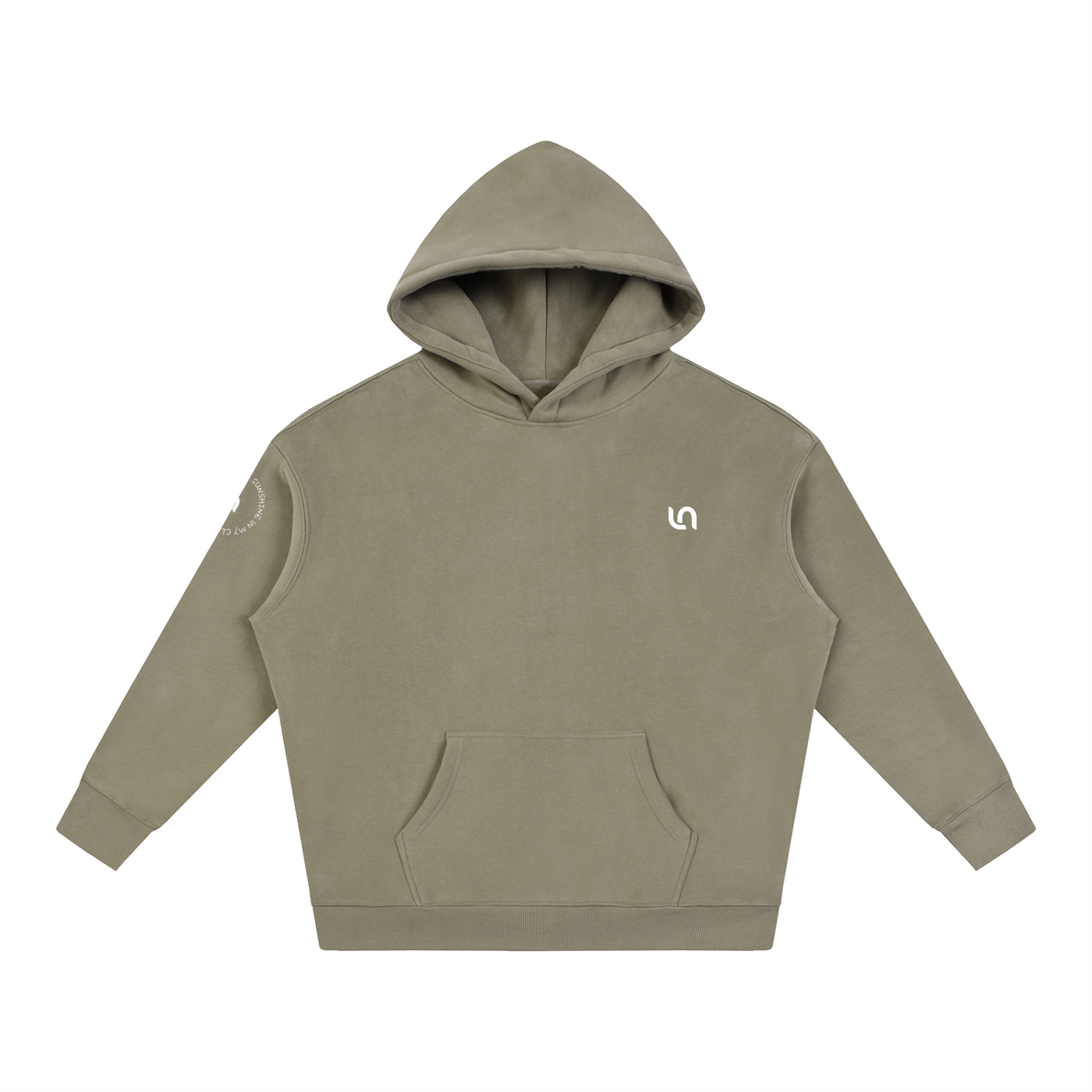 You are the sunshine in my cloudy days Oversize Fleeced Hoodie