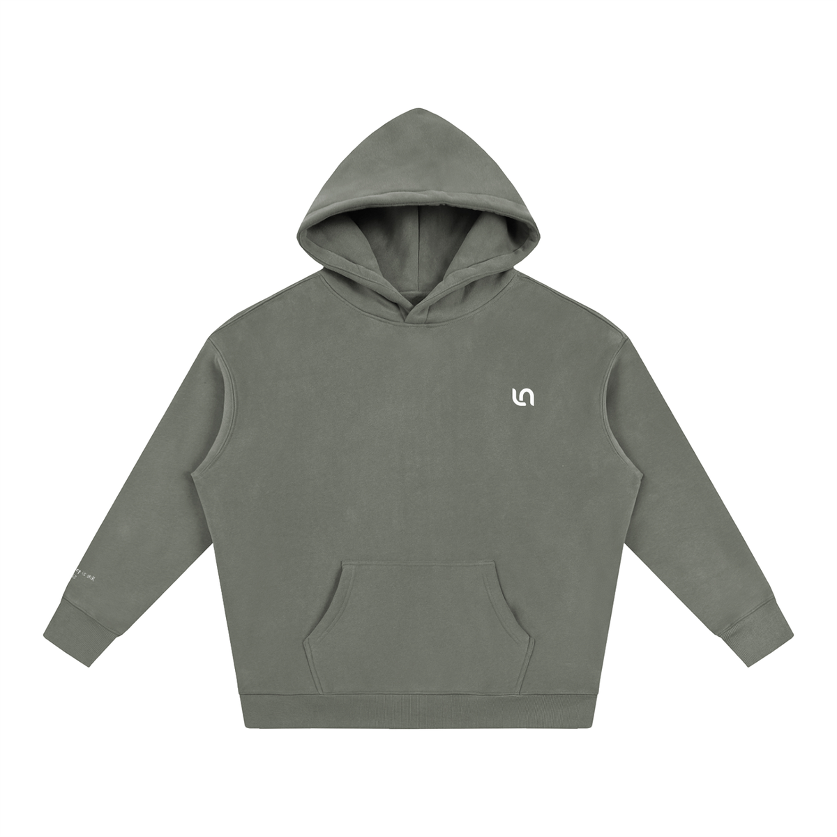Smaller Notes - One small step is still progress -  Oversize Fleeced Hoodie HT